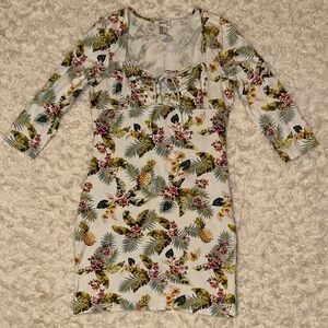 Forever 21 Tropical Print Mini Dress